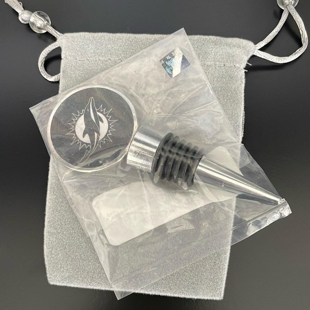 Miami Dolphins wine stopper